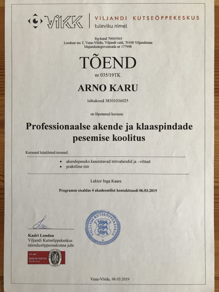 Akende pesu
